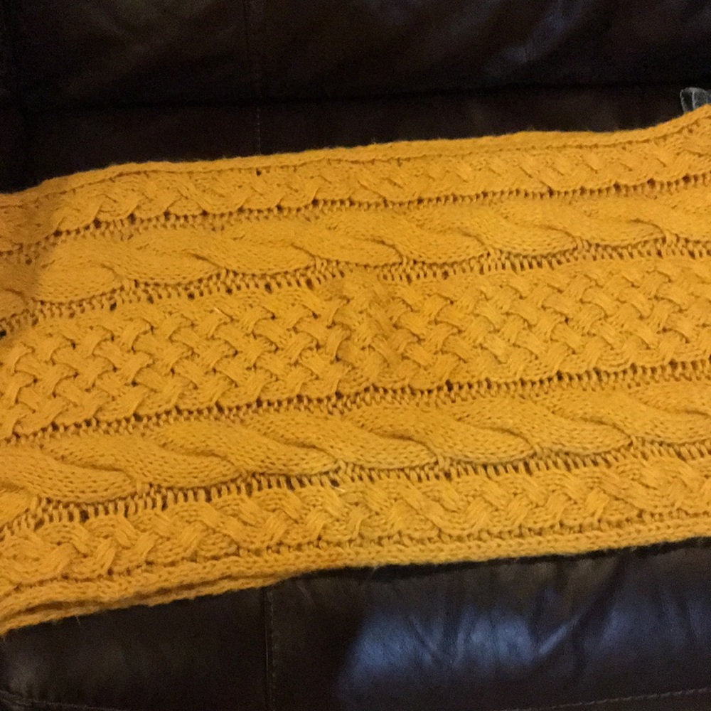 Mustard Yellow Infinity scarf